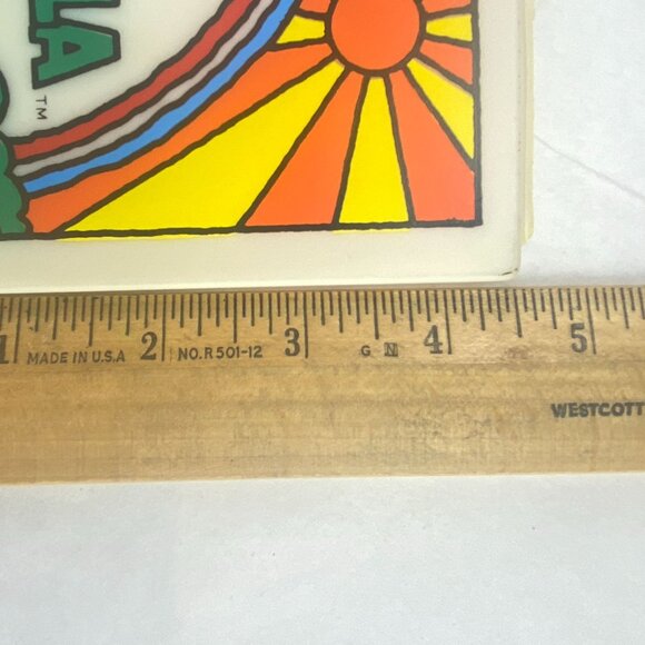 Vintage 7Up Peter Max Inspired Plastic Commercial Display Sign - Picture 12 of 13
